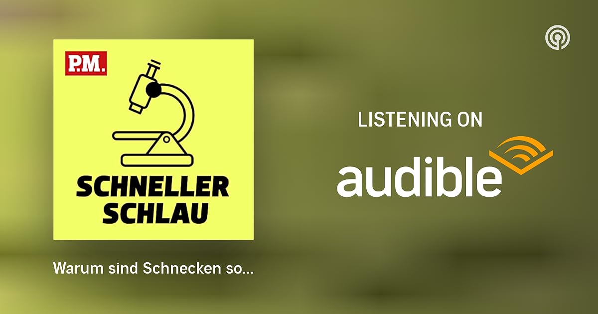 Warum sind Schnecken so schnell wie Usain Bolt? Schneller schlau Der kurze Wissenspodcast